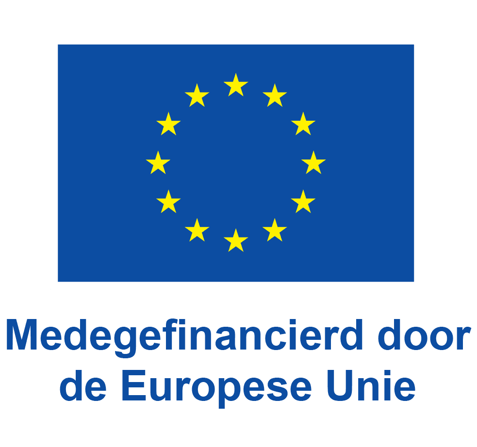 Embleem van de Europese Unie met de tekst: Medegefinancierd door de Europese Unie